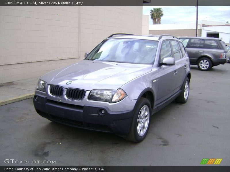 Silver Gray Metallic / Grey 2005 BMW X3 2.5i