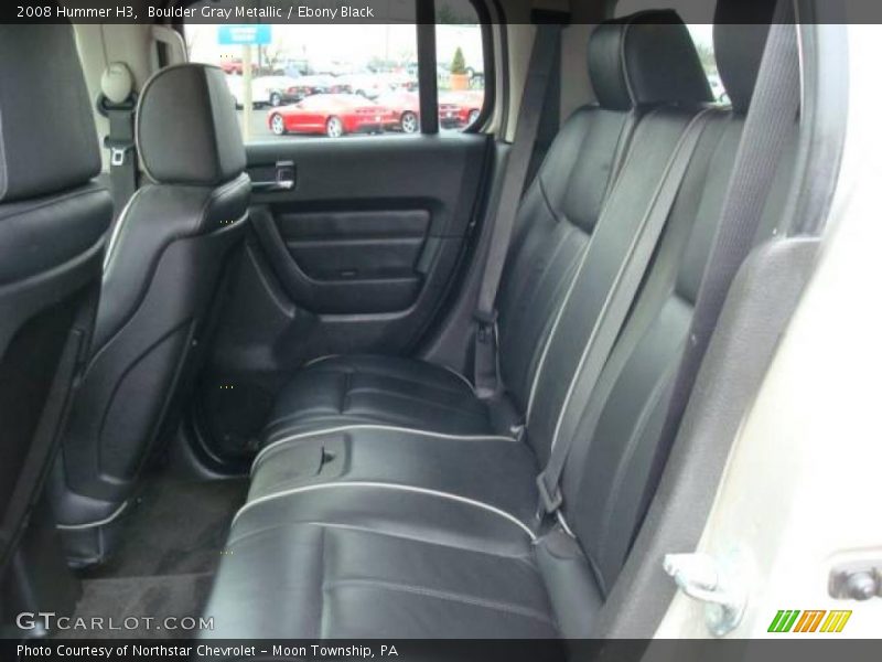 Boulder Gray Metallic / Ebony Black 2008 Hummer H3
