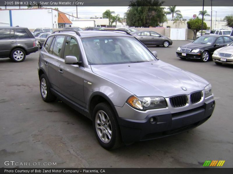 Silver Gray Metallic / Grey 2005 BMW X3 2.5i