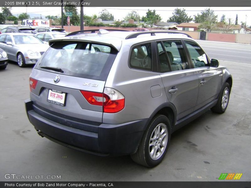 Silver Gray Metallic / Grey 2005 BMW X3 2.5i