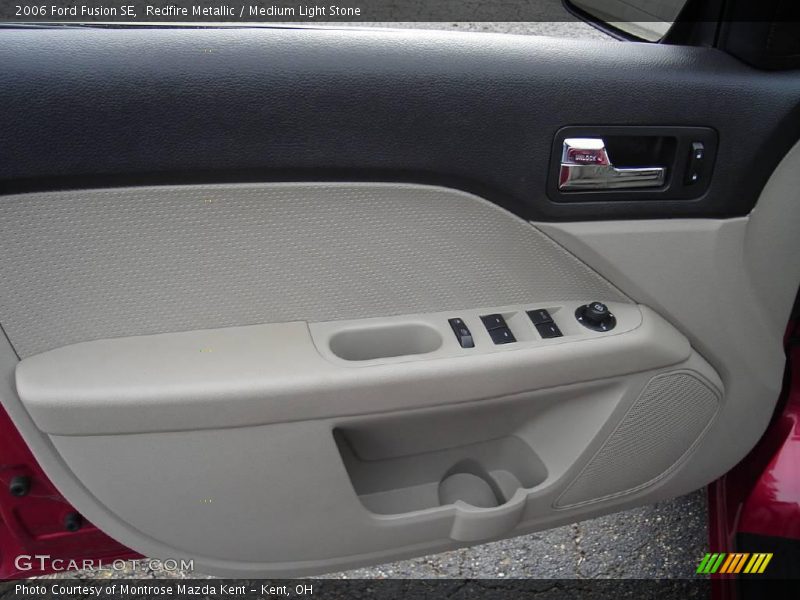 Redfire Metallic / Medium Light Stone 2006 Ford Fusion SE