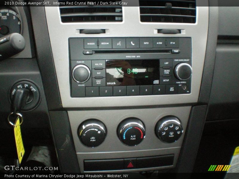 Inferno Red Crystal Pearl / Dark Slate Gray 2010 Dodge Avenger SXT