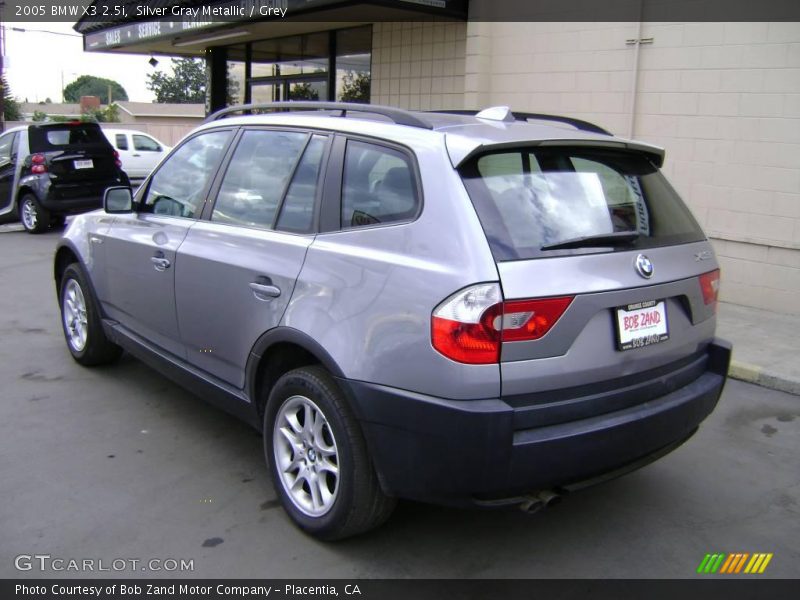 Silver Gray Metallic / Grey 2005 BMW X3 2.5i