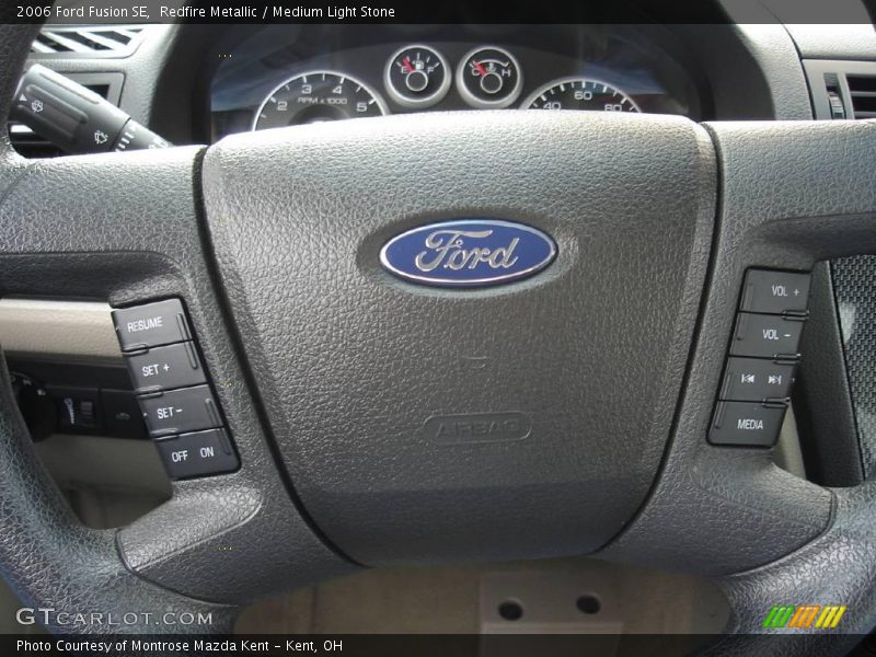 Redfire Metallic / Medium Light Stone 2006 Ford Fusion SE