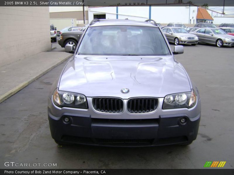 Silver Gray Metallic / Grey 2005 BMW X3 2.5i