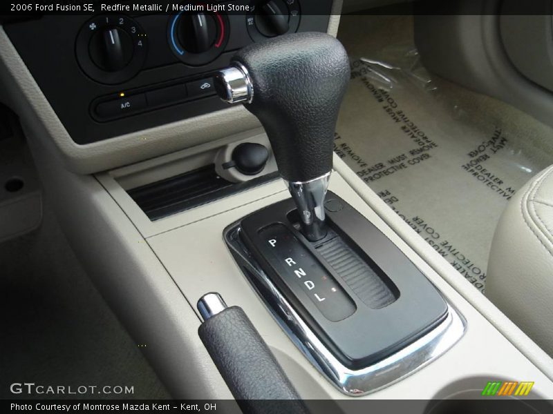 Redfire Metallic / Medium Light Stone 2006 Ford Fusion SE