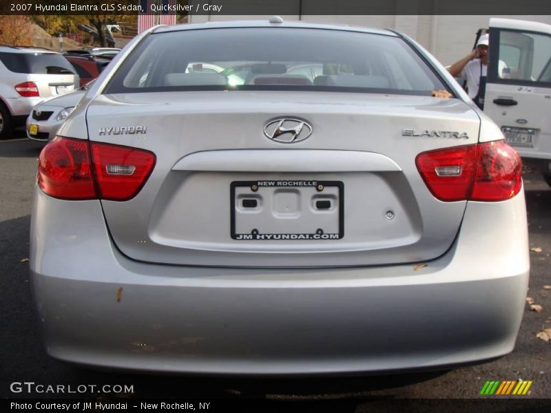 Quicksilver / Gray 2007 Hyundai Elantra GLS Sedan