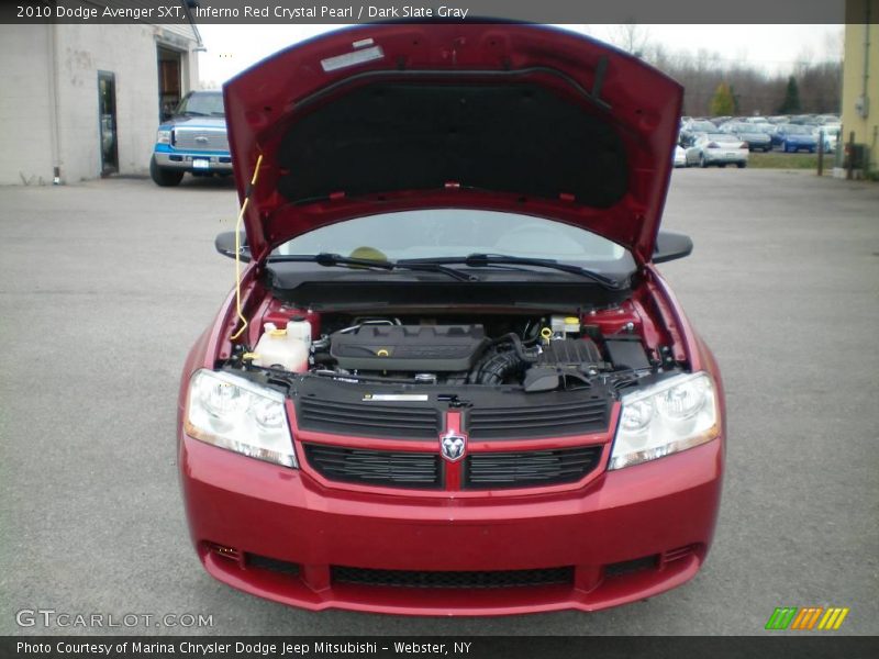 Inferno Red Crystal Pearl / Dark Slate Gray 2010 Dodge Avenger SXT