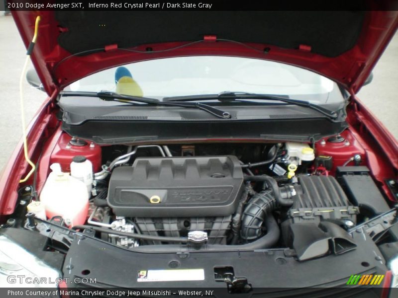 Inferno Red Crystal Pearl / Dark Slate Gray 2010 Dodge Avenger SXT