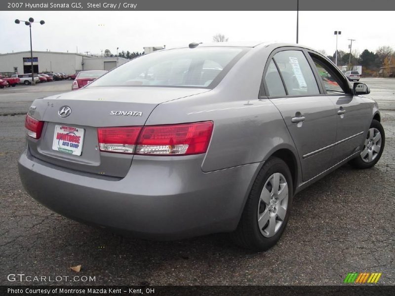 Steel Gray / Gray 2007 Hyundai Sonata GLS