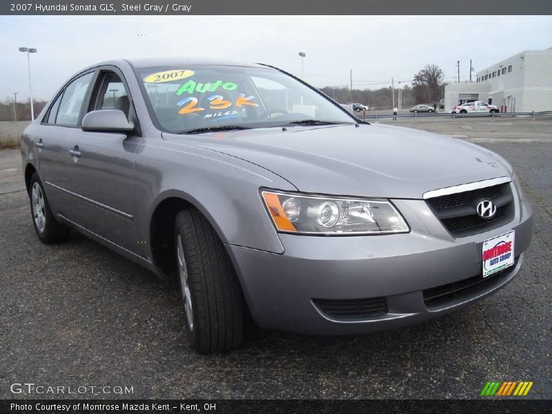 Steel Gray / Gray 2007 Hyundai Sonata GLS
