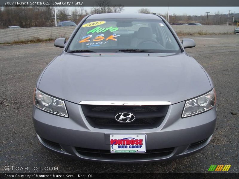 Steel Gray / Gray 2007 Hyundai Sonata GLS