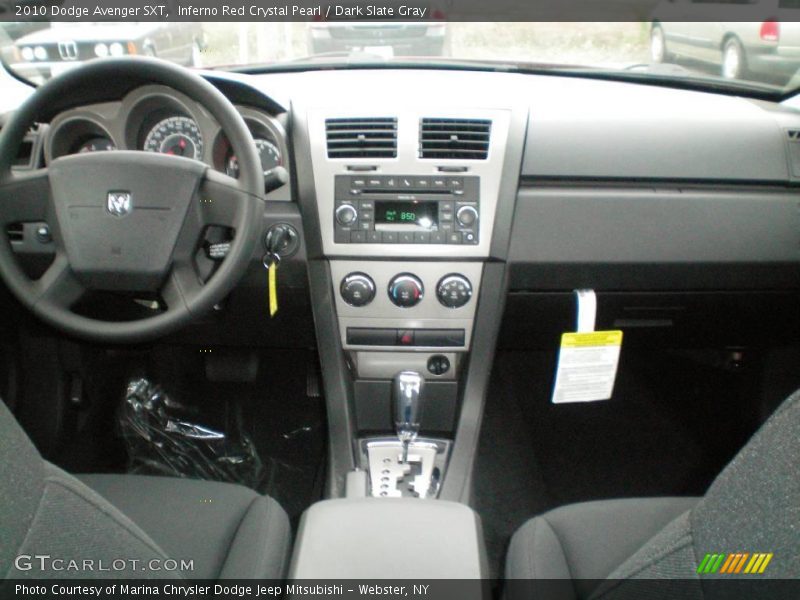 Inferno Red Crystal Pearl / Dark Slate Gray 2010 Dodge Avenger SXT