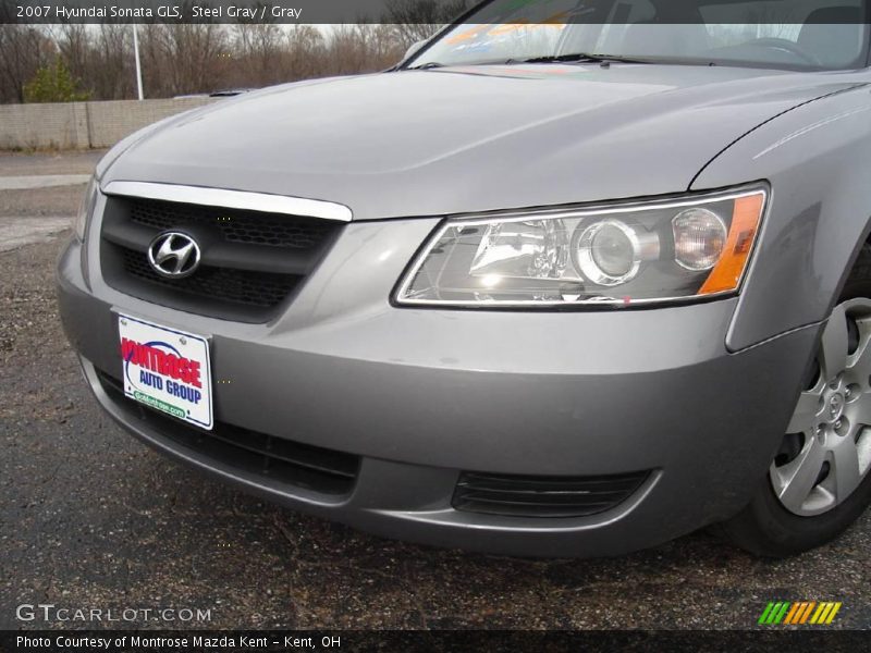 Steel Gray / Gray 2007 Hyundai Sonata GLS