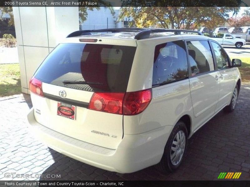 Arctic Frost Pearl / Taupe 2006 Toyota Sienna CE