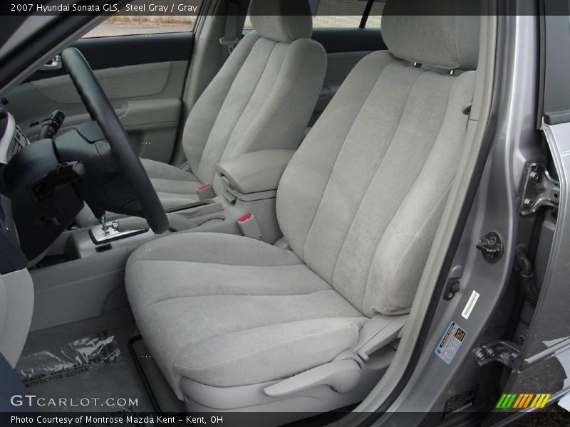 Steel Gray / Gray 2007 Hyundai Sonata GLS