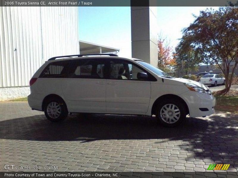 Arctic Frost Pearl / Taupe 2006 Toyota Sienna CE