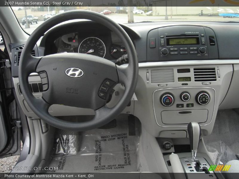 Steel Gray / Gray 2007 Hyundai Sonata GLS