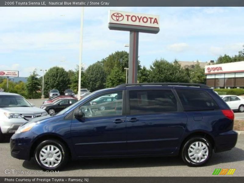 Nautical Blue Metallic / Stone Gray 2006 Toyota Sienna LE