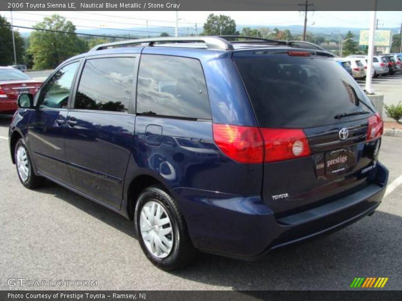 Nautical Blue Metallic / Stone Gray 2006 Toyota Sienna LE
