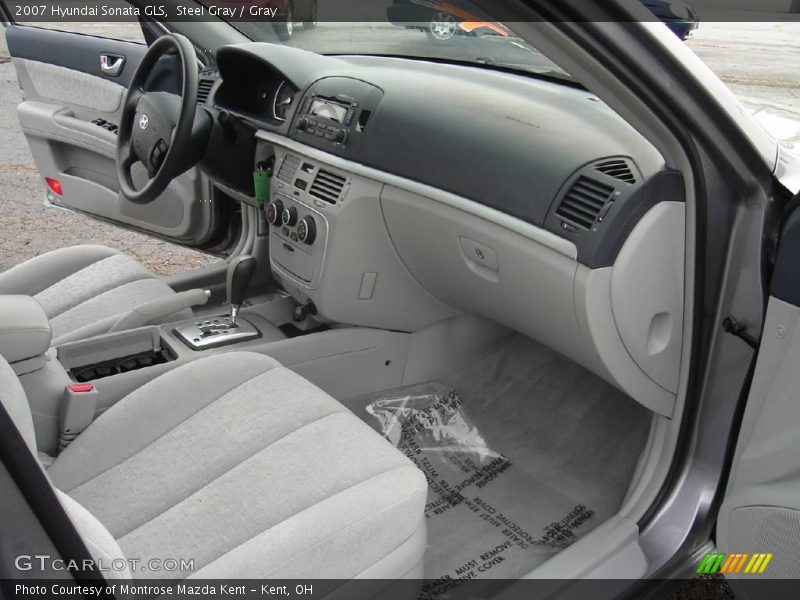 Steel Gray / Gray 2007 Hyundai Sonata GLS