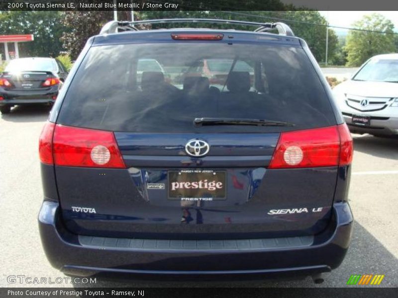 Nautical Blue Metallic / Stone Gray 2006 Toyota Sienna LE