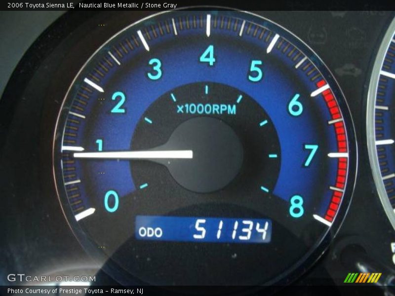 Nautical Blue Metallic / Stone Gray 2006 Toyota Sienna LE