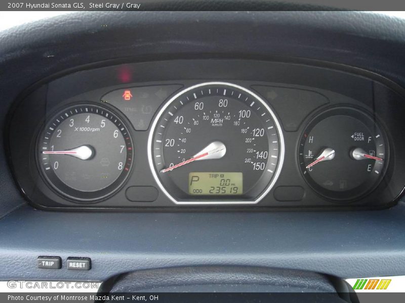 Steel Gray / Gray 2007 Hyundai Sonata GLS