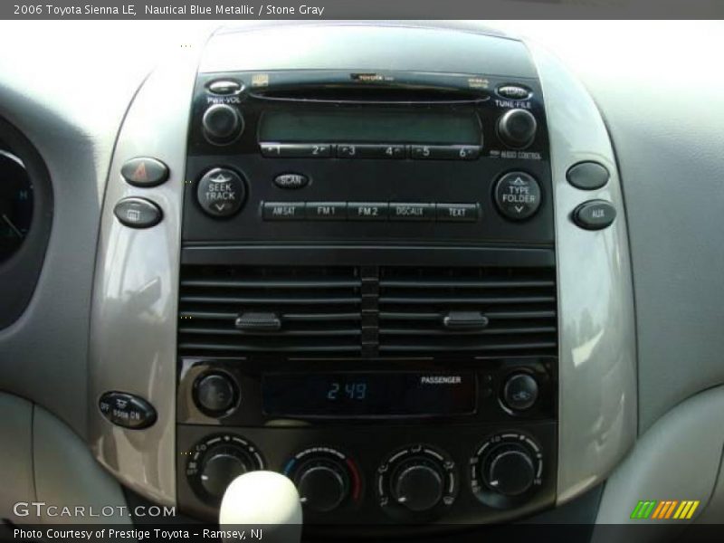 Nautical Blue Metallic / Stone Gray 2006 Toyota Sienna LE
