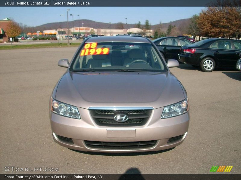 Golden Beige / Beige 2008 Hyundai Sonata GLS