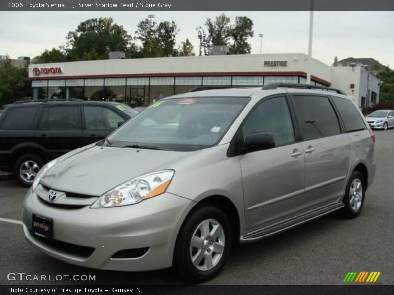 Silver Shadow Pearl / Stone Gray 2006 Toyota Sienna LE