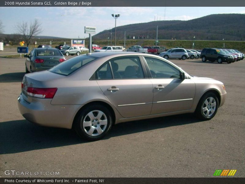 Golden Beige / Beige 2008 Hyundai Sonata GLS