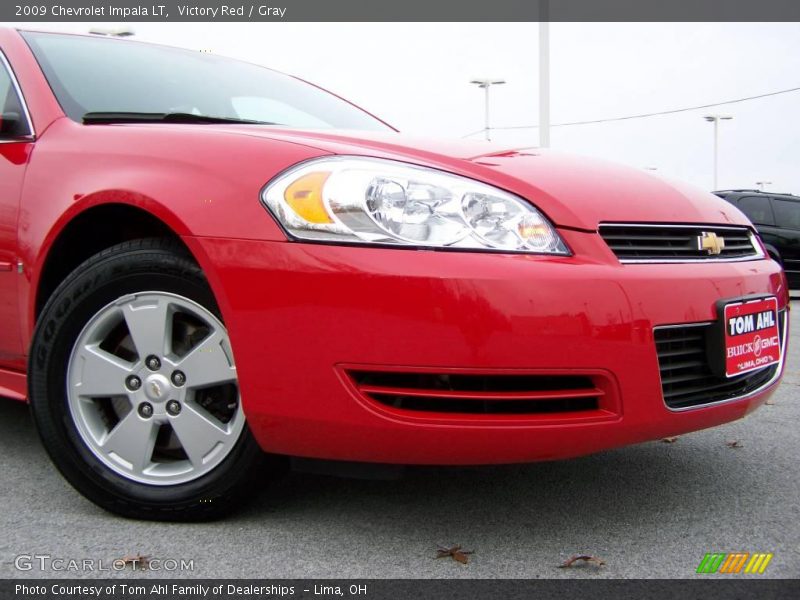 Victory Red / Gray 2009 Chevrolet Impala LT