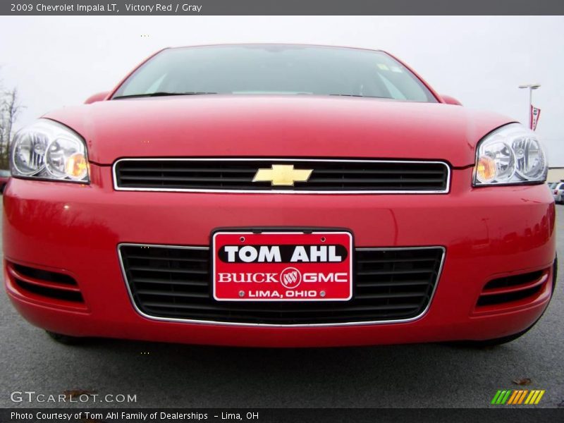 Victory Red / Gray 2009 Chevrolet Impala LT