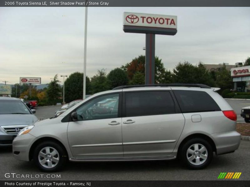 Silver Shadow Pearl / Stone Gray 2006 Toyota Sienna LE