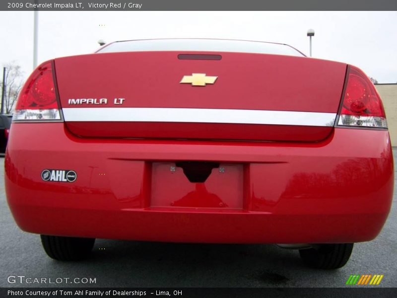 Victory Red / Gray 2009 Chevrolet Impala LT