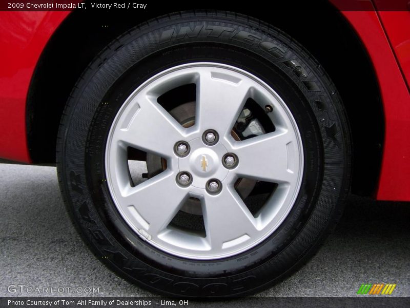 Victory Red / Gray 2009 Chevrolet Impala LT