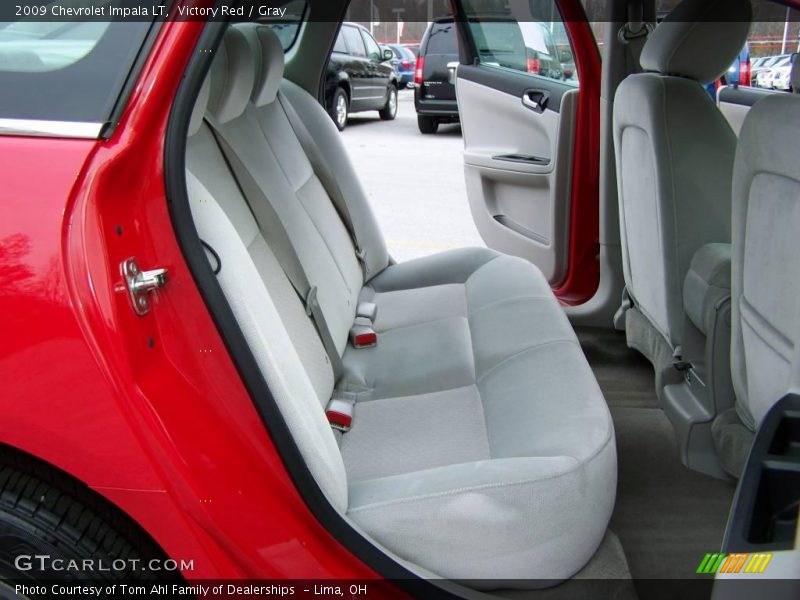 Victory Red / Gray 2009 Chevrolet Impala LT