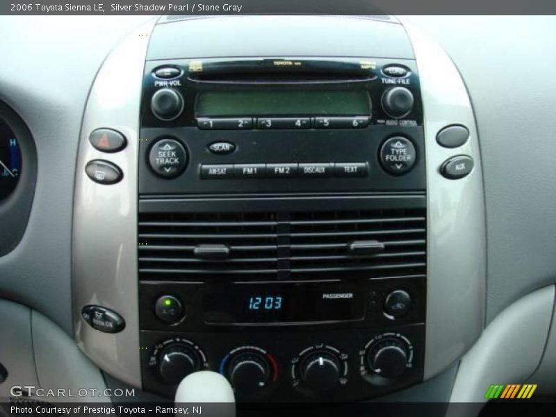 Silver Shadow Pearl / Stone Gray 2006 Toyota Sienna LE