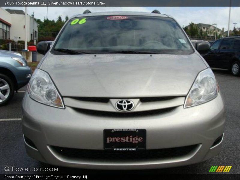 Silver Shadow Pearl / Stone Gray 2006 Toyota Sienna CE