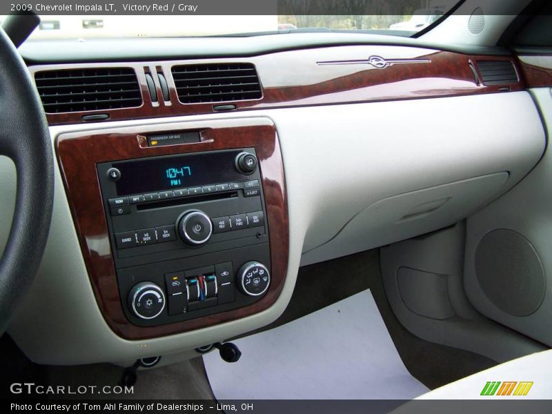 Victory Red / Gray 2009 Chevrolet Impala LT