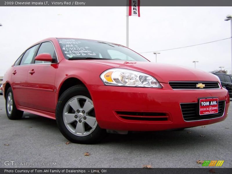 Victory Red / Ebony 2009 Chevrolet Impala LT