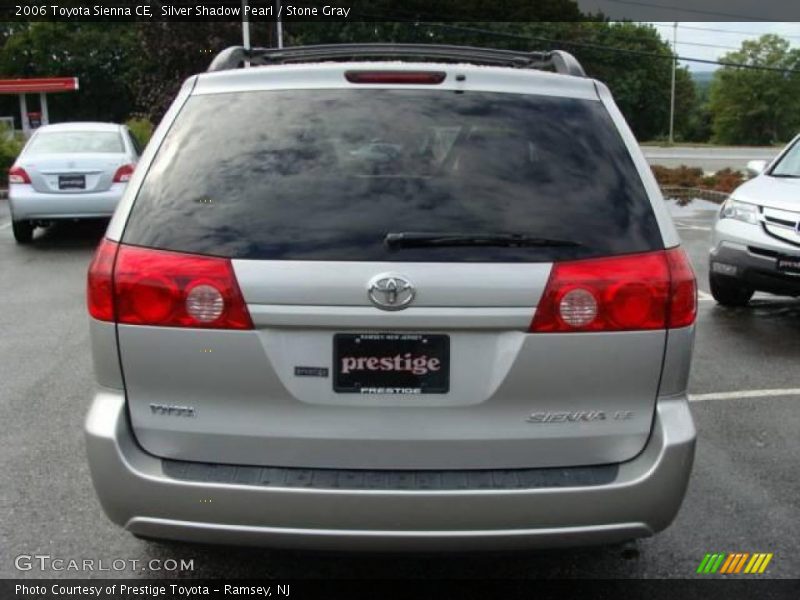Silver Shadow Pearl / Stone Gray 2006 Toyota Sienna CE