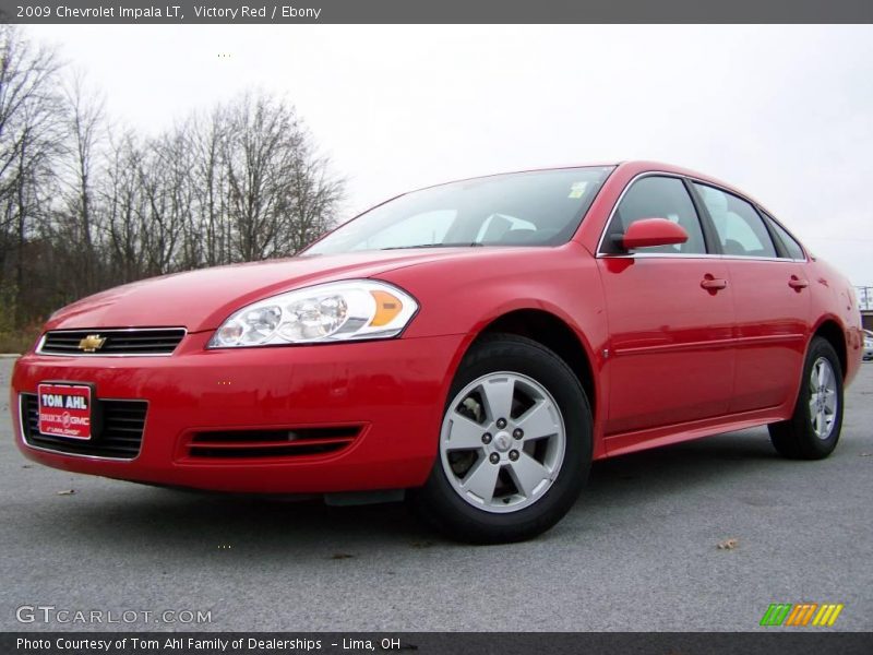 Victory Red / Ebony 2009 Chevrolet Impala LT