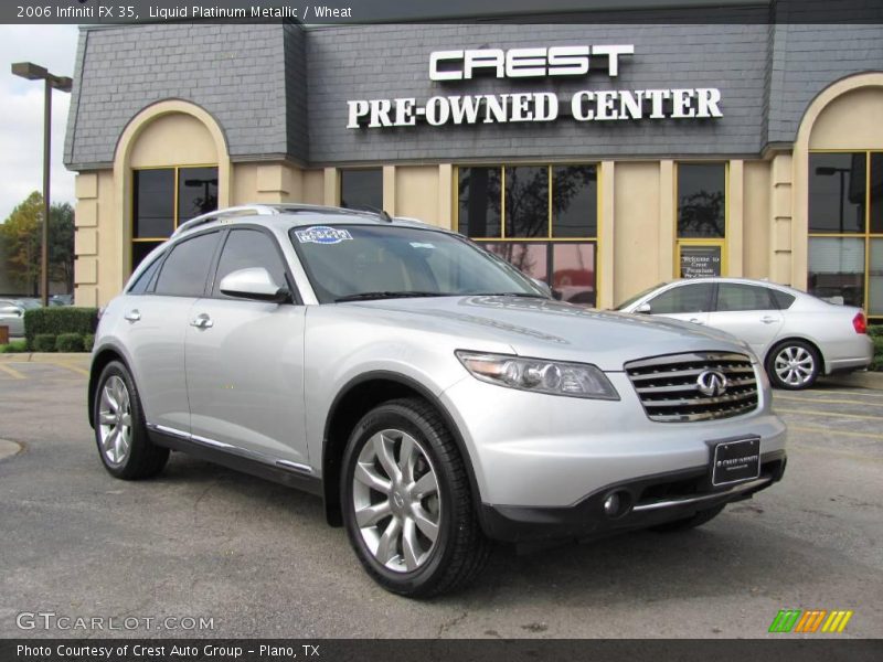 Liquid Platinum Metallic / Wheat 2006 Infiniti FX 35