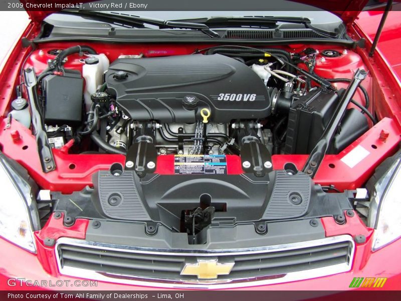 Victory Red / Ebony 2009 Chevrolet Impala LT