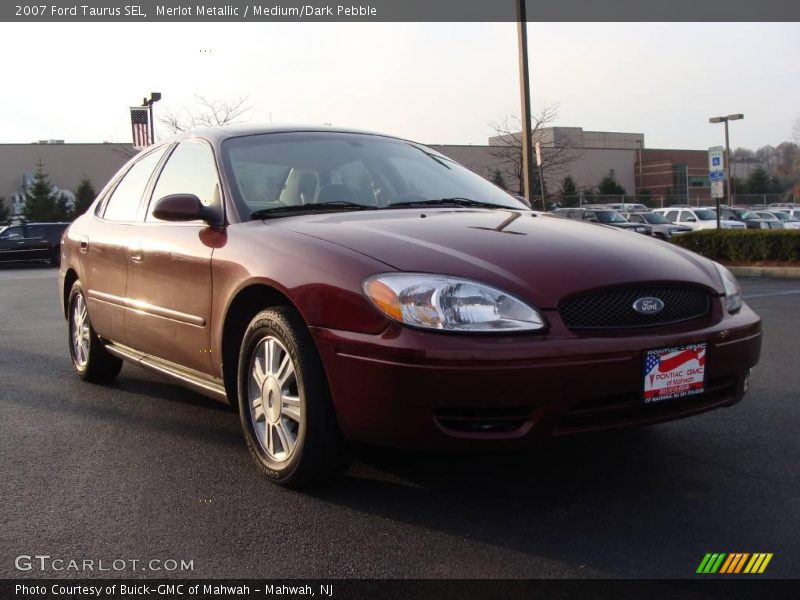 Merlot Metallic / Medium/Dark Pebble 2007 Ford Taurus SEL