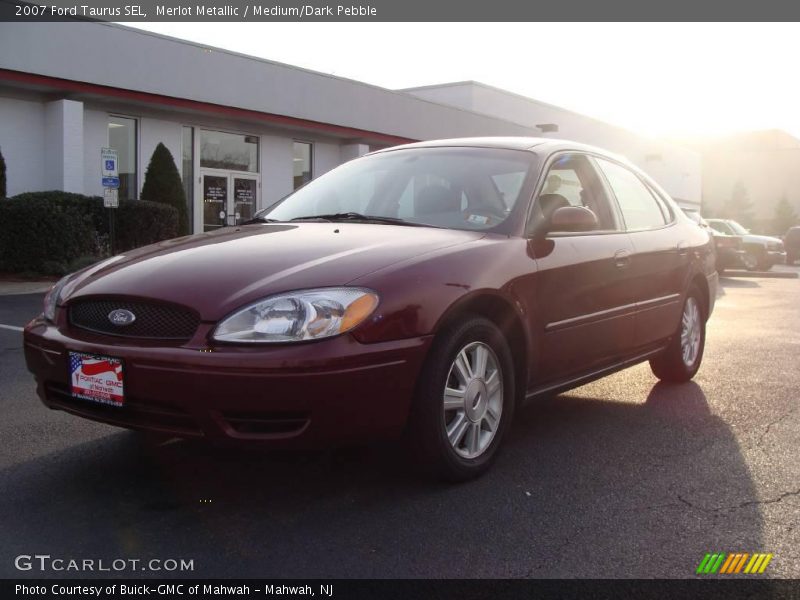 Merlot Metallic / Medium/Dark Pebble 2007 Ford Taurus SEL