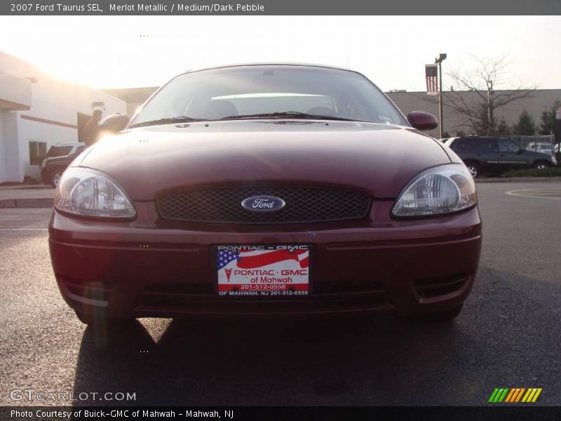 Merlot Metallic / Medium/Dark Pebble 2007 Ford Taurus SEL