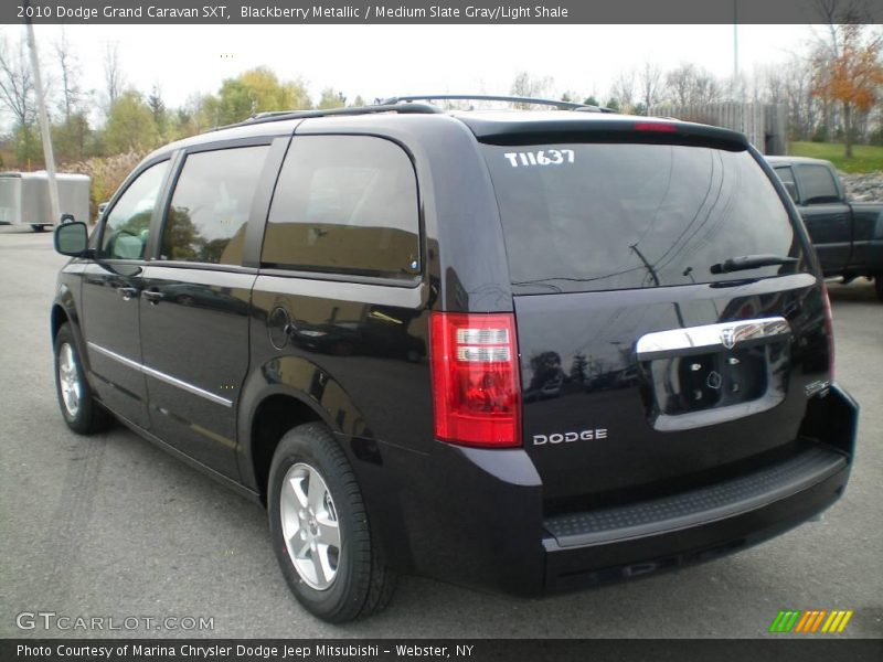 Blackberry Metallic / Medium Slate Gray/Light Shale 2010 Dodge Grand Caravan SXT